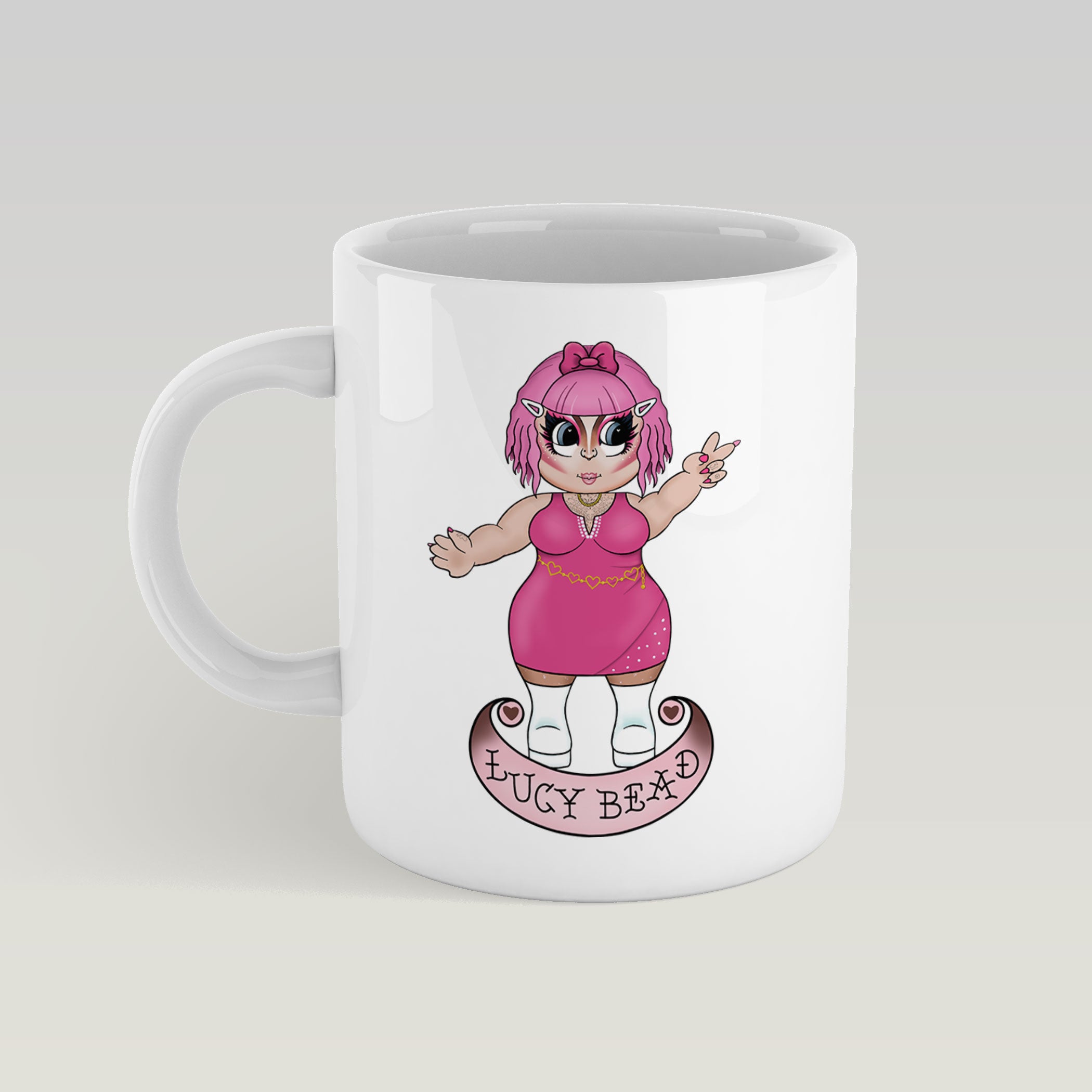 Lucy Bead - Cartoon Cutie Mug