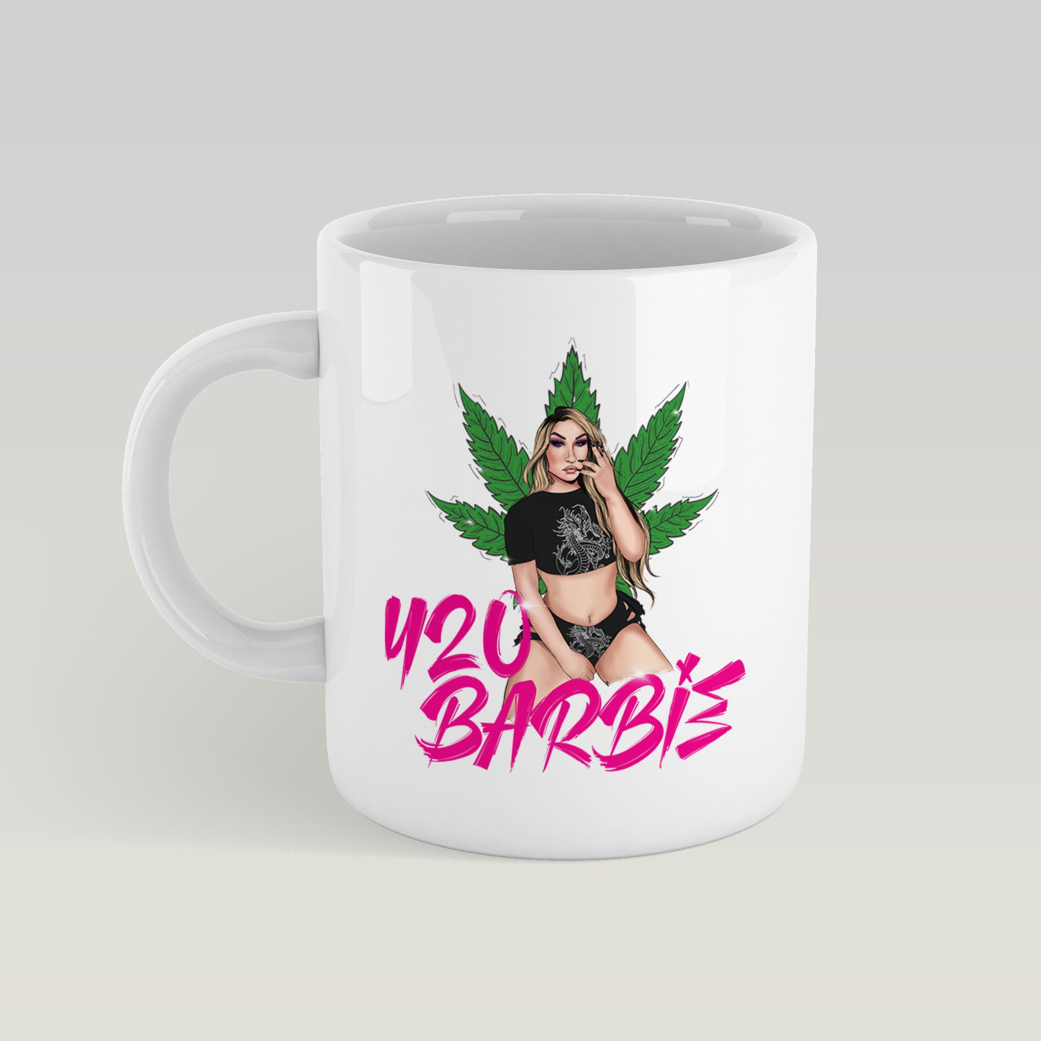 Porcelain Barbie - 420 Barbie Mug