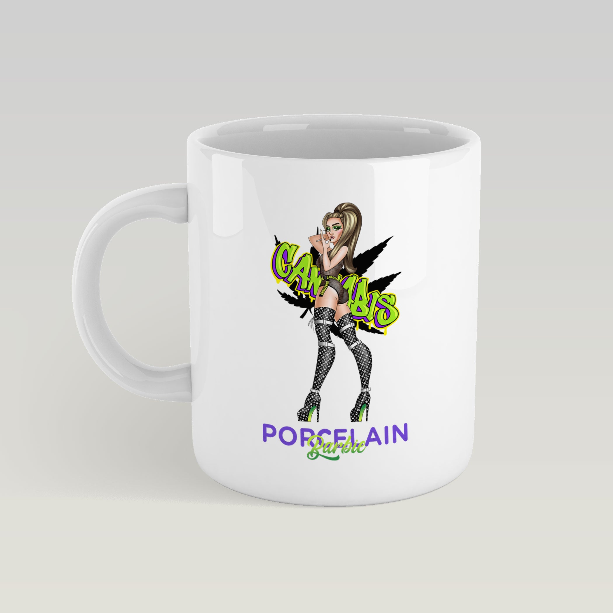 Porcelain Barbie - 420 Queen Mug