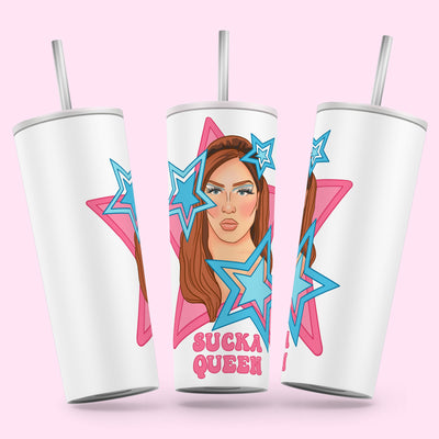 Sucka Queen - Logo Skinny Tumbler
