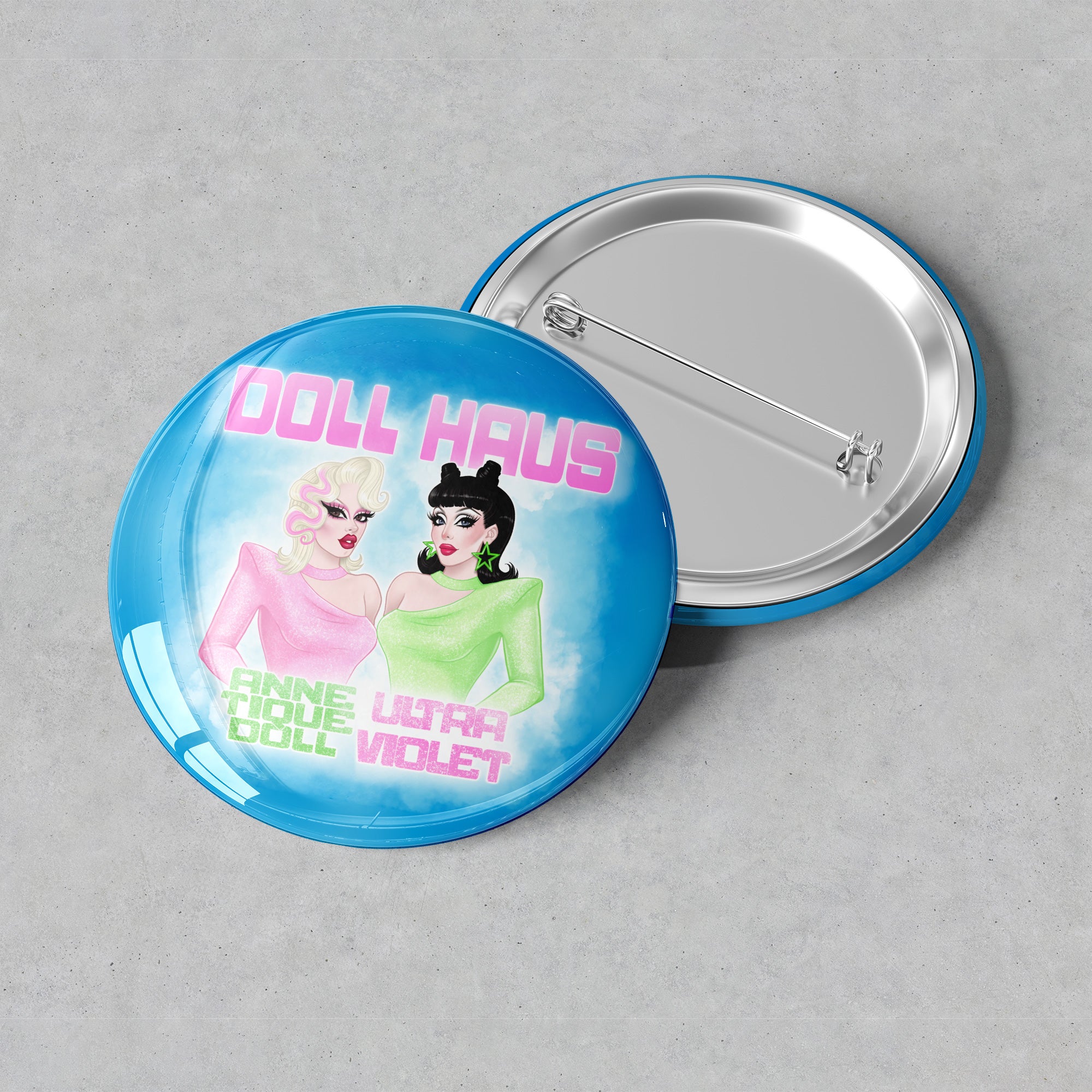 Doll Haus - Anne Tique Doll and Ultra Violet Button