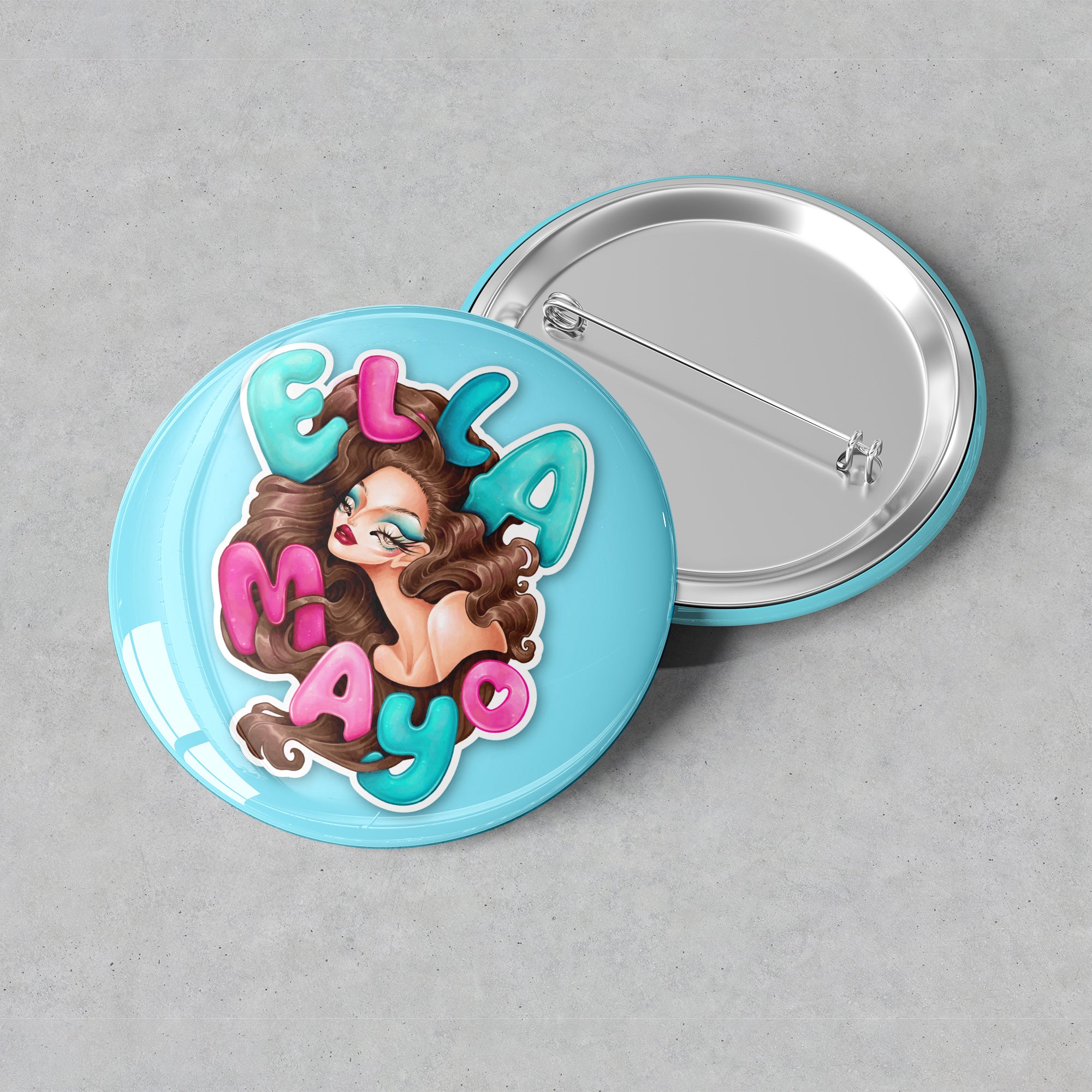 Ella Mayo - Brunette Goddess Button