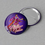 Feather Talia - Coronation Look Button