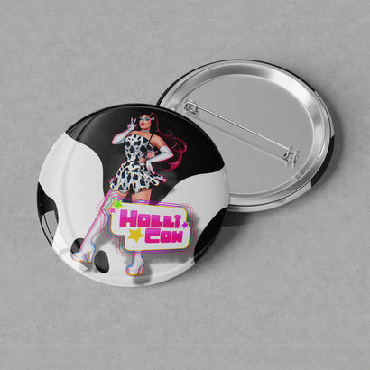 Holli Cow - Logo Button