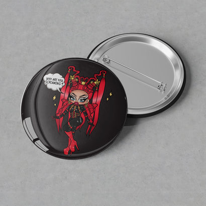 Kiki Coe - Why Are You Screaming Button