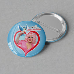 Kitten Kaboodle -  Singing Heart Button