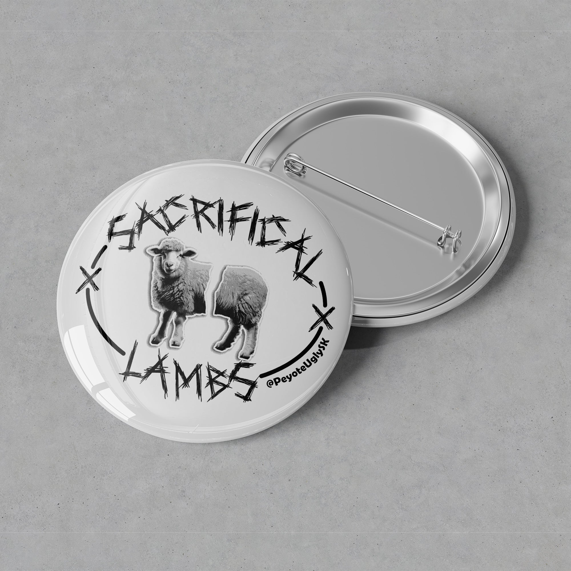 Lala Bottomé - Sacrificial Lambs Button