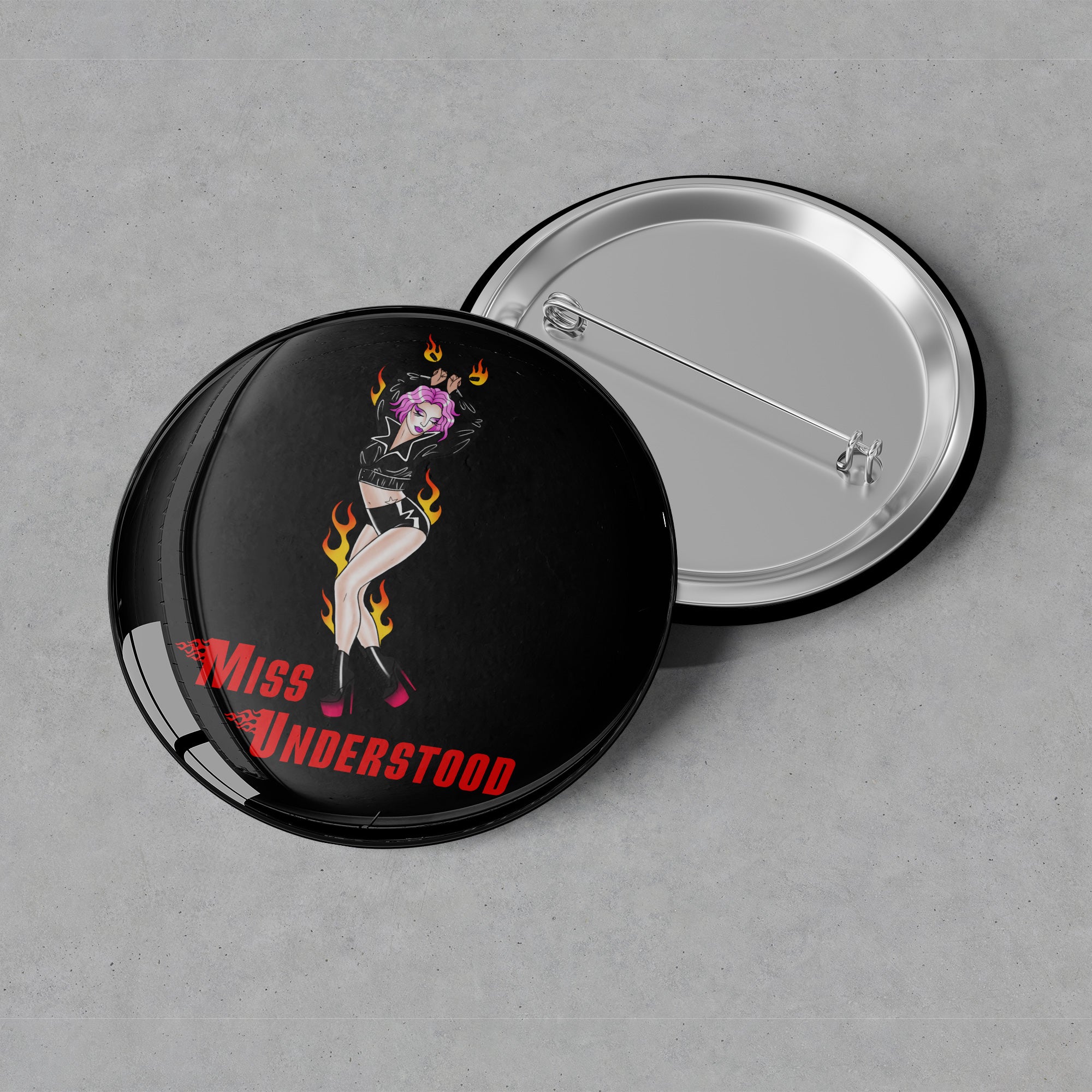 Miss Understood - Logo Button