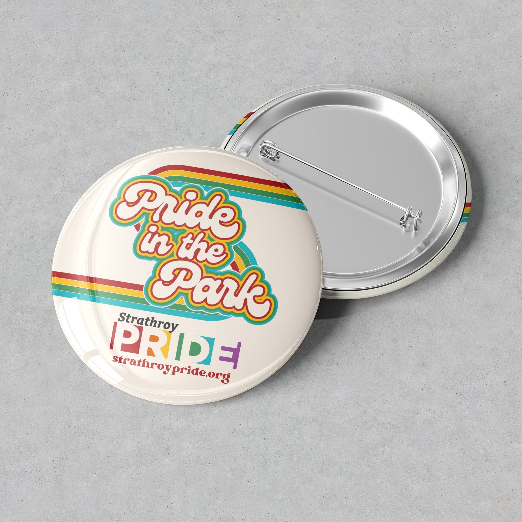 Strathroy Pride - Retro Button
