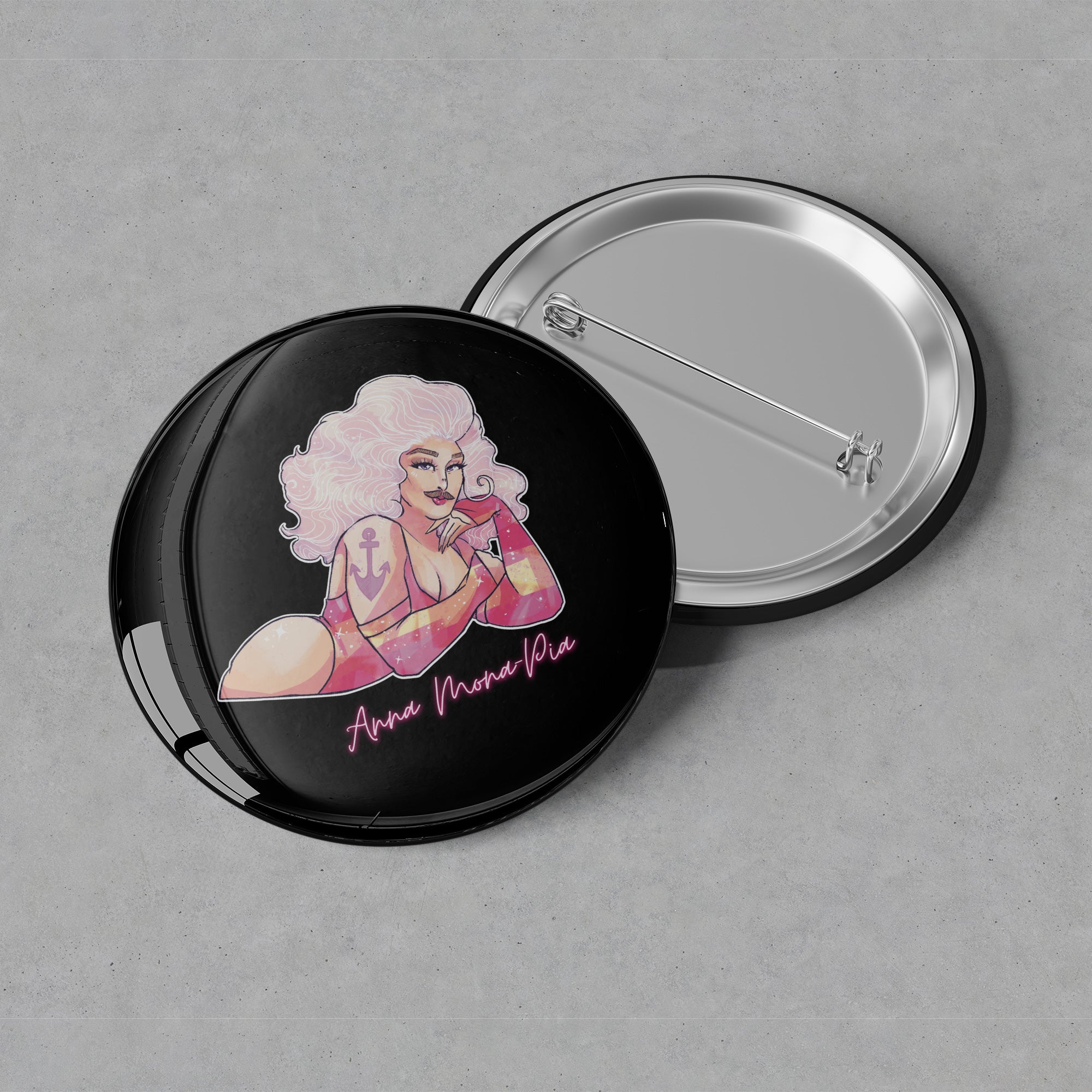 Anna Mona-Pia - Logo Button
