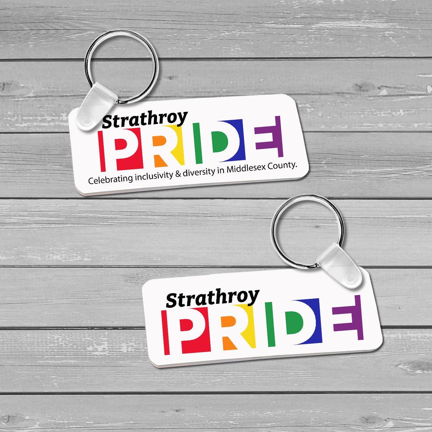 Strathroy Pride - Logo Keychain