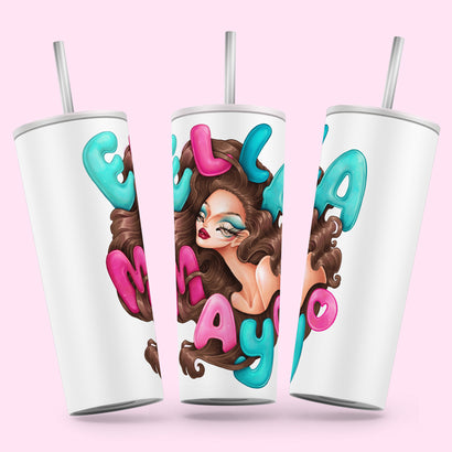 Ella Mayo - Brunette Goddess Skinny Tumbler
