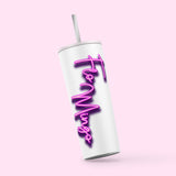 Flo Mingo - Neon Skinny Tumbler