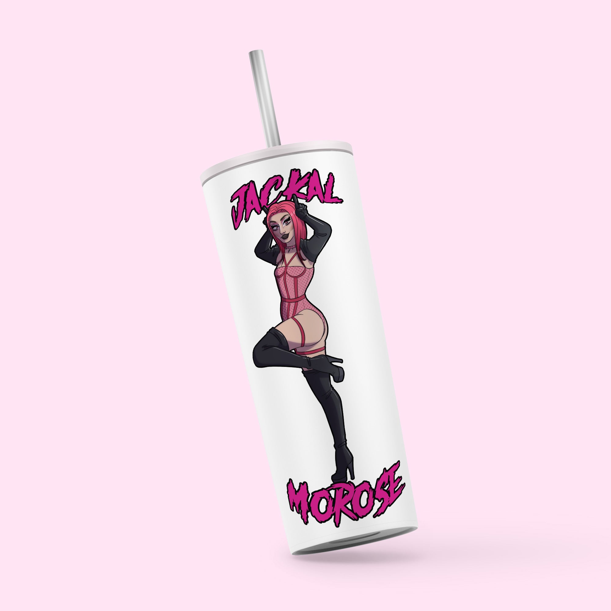 Jackal Morose - Swimsuit Devil Skinny Tumbler
