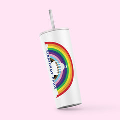 Strathroy Pride - Rainbow Over Town Hall Skinny Tumbler