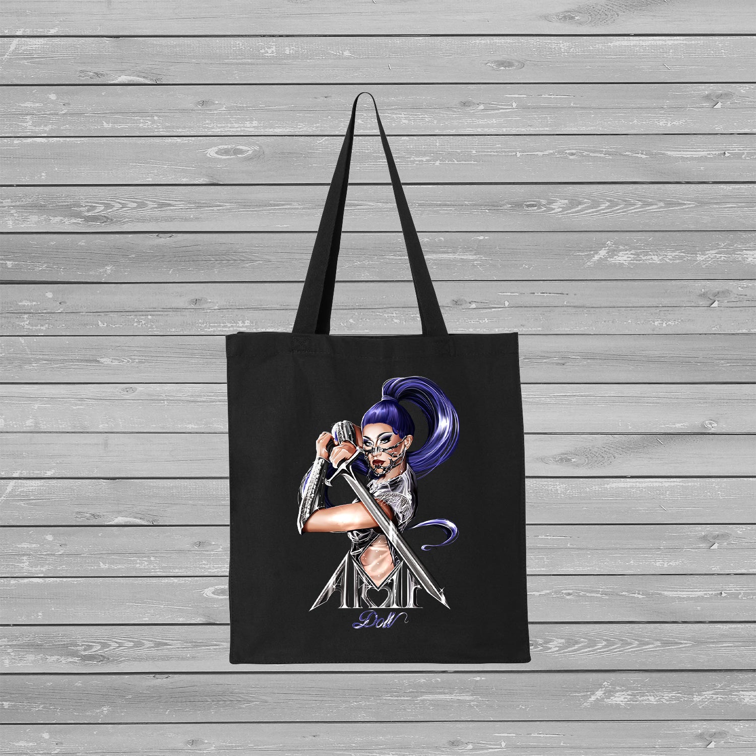 Aria Doll - Warrior Princess Tote Bag