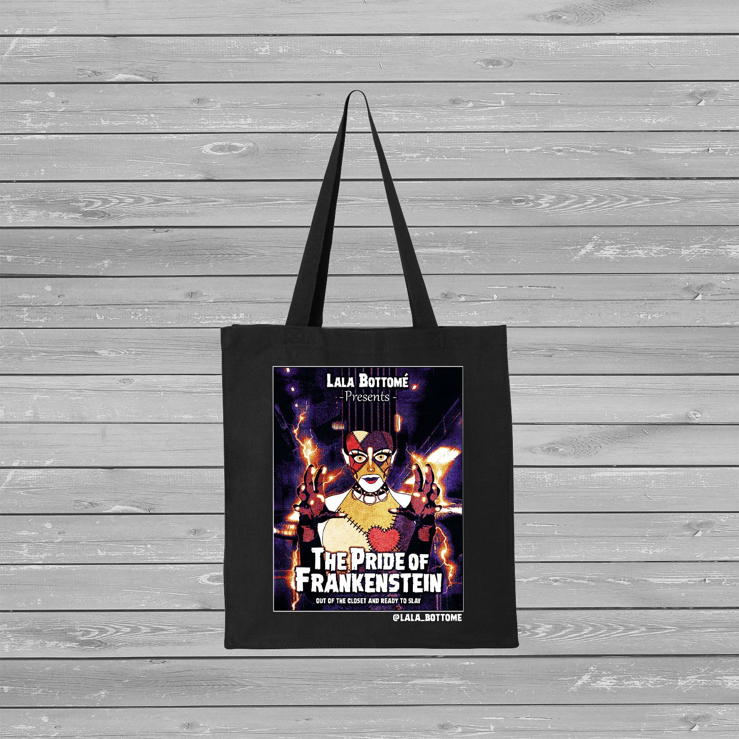 Lala Bottomé - Pride of Frankenstein Tote Bag