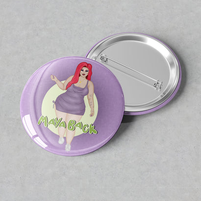 Maya Back - Logo Button