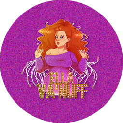 Ella Va'Nuff - Logo Button
