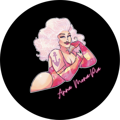 Anna Mona-Pia - Logo Button