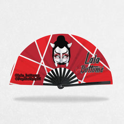 Lala Bottomé - Geometric Demon Head Clack Fan
