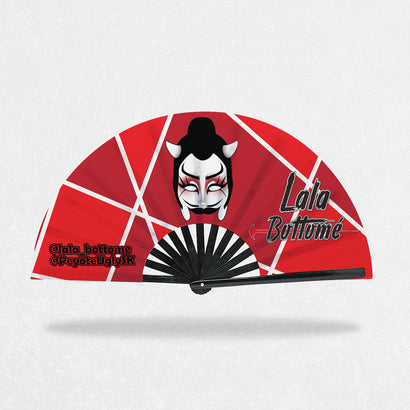 Lala Bottomé - Geometric Demon Head Clack Fan