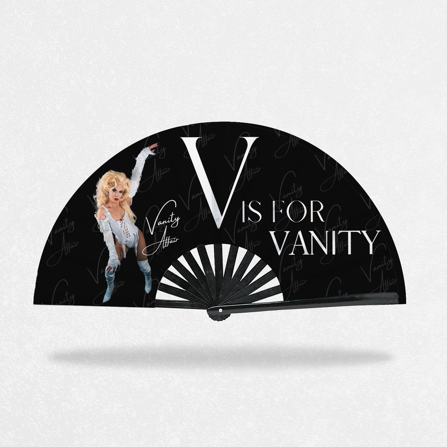 Vanity Affair - V is for Vanity Clack Fan
