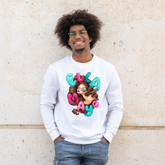 Ella Mayo - Brunette Goddess Crewneck Sweater