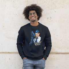 Justin Abit - Feeling Blue Crewneck Sweater