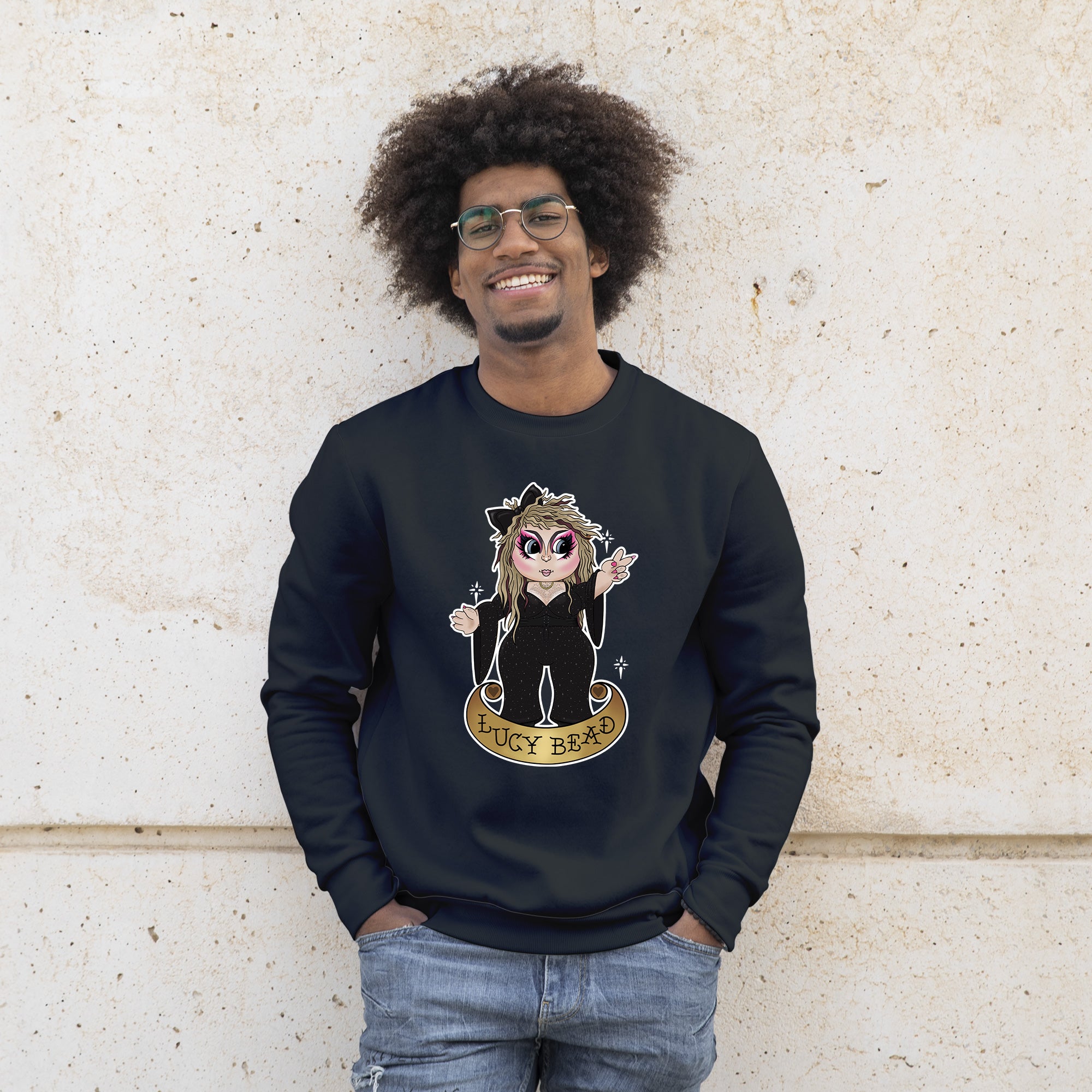 Lucy Bead - Cartoon Crewneck Sweater