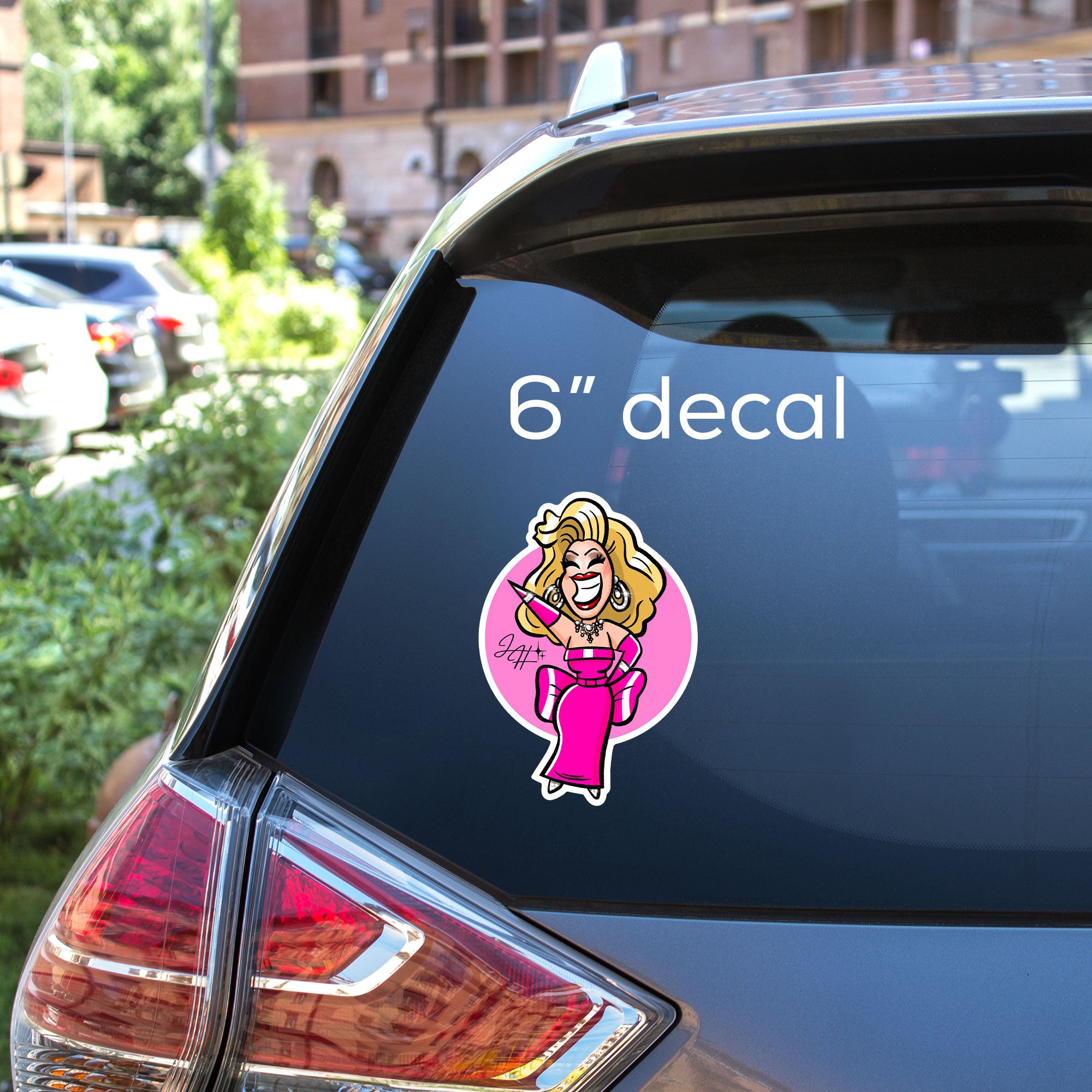 Jane Hustle - Logo by Lemon Drop Decal