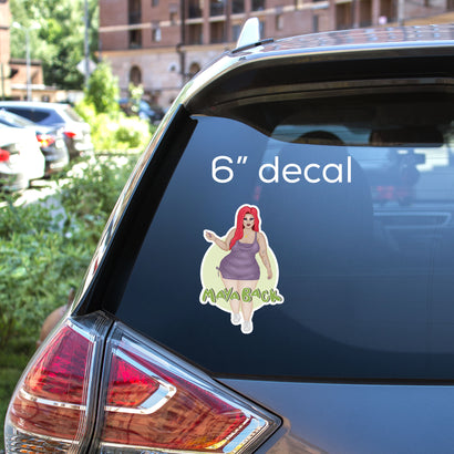 Maya Back - Logo Decal