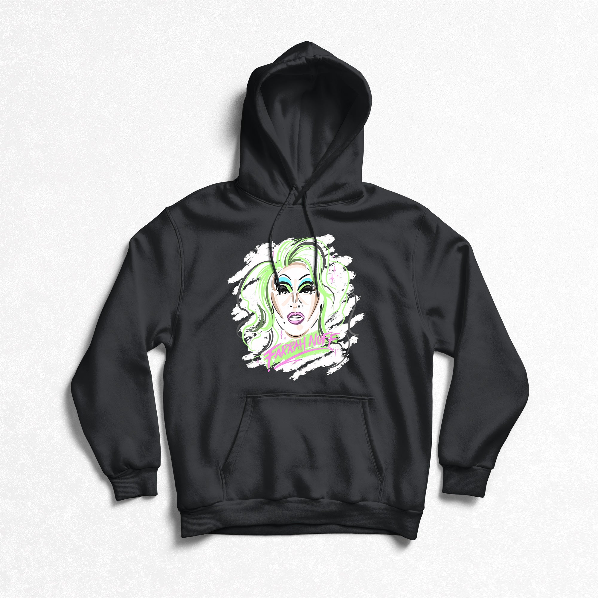 Farrah Nuff - Face Pullover Hoodie
