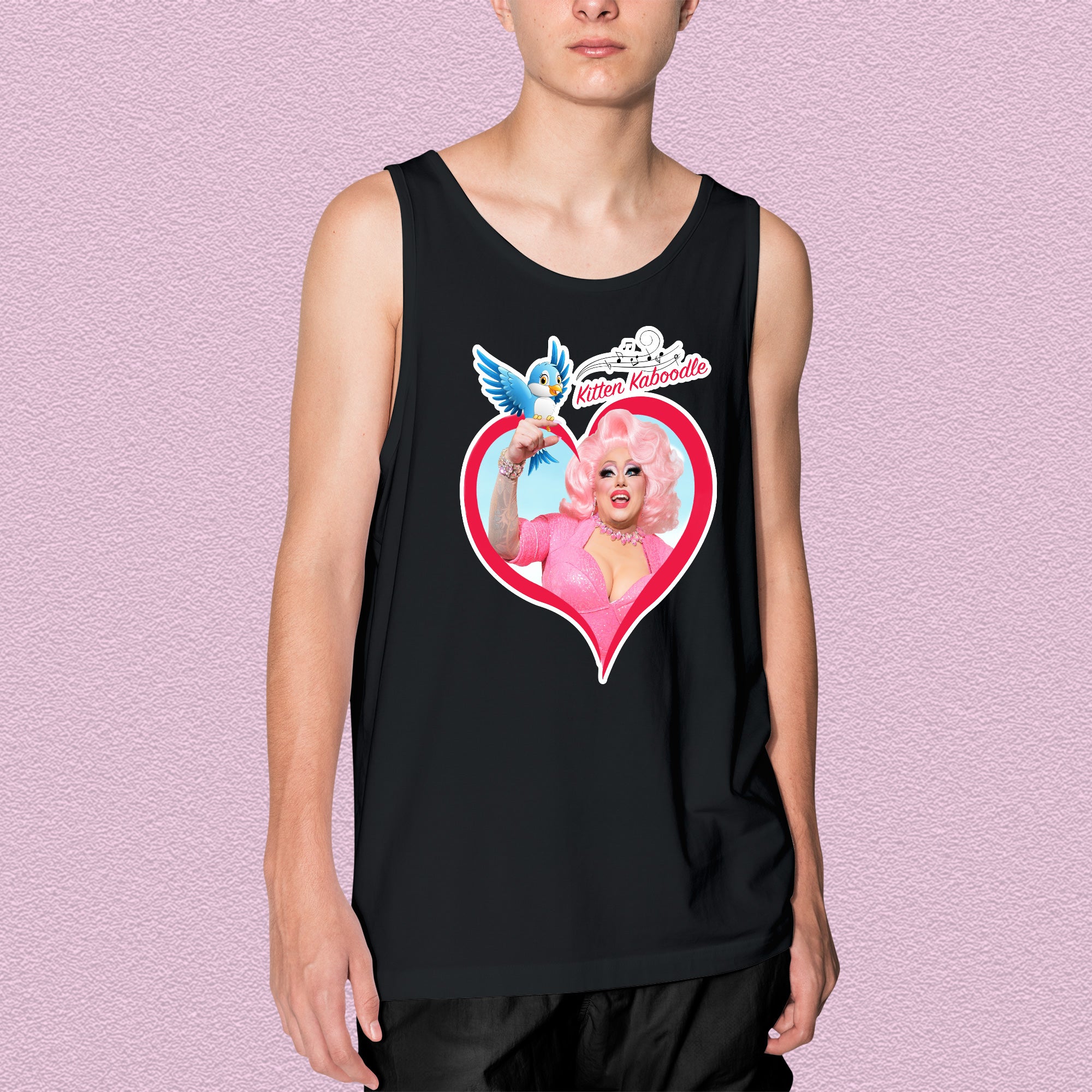 Kitten Kaboodle -  Singing Heart Tank