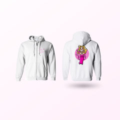 Jane Hustle - Logo by Lemon Drop Zip Up Hoodie