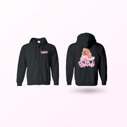 Steph Peaks - Logo Zip Up Hoodie