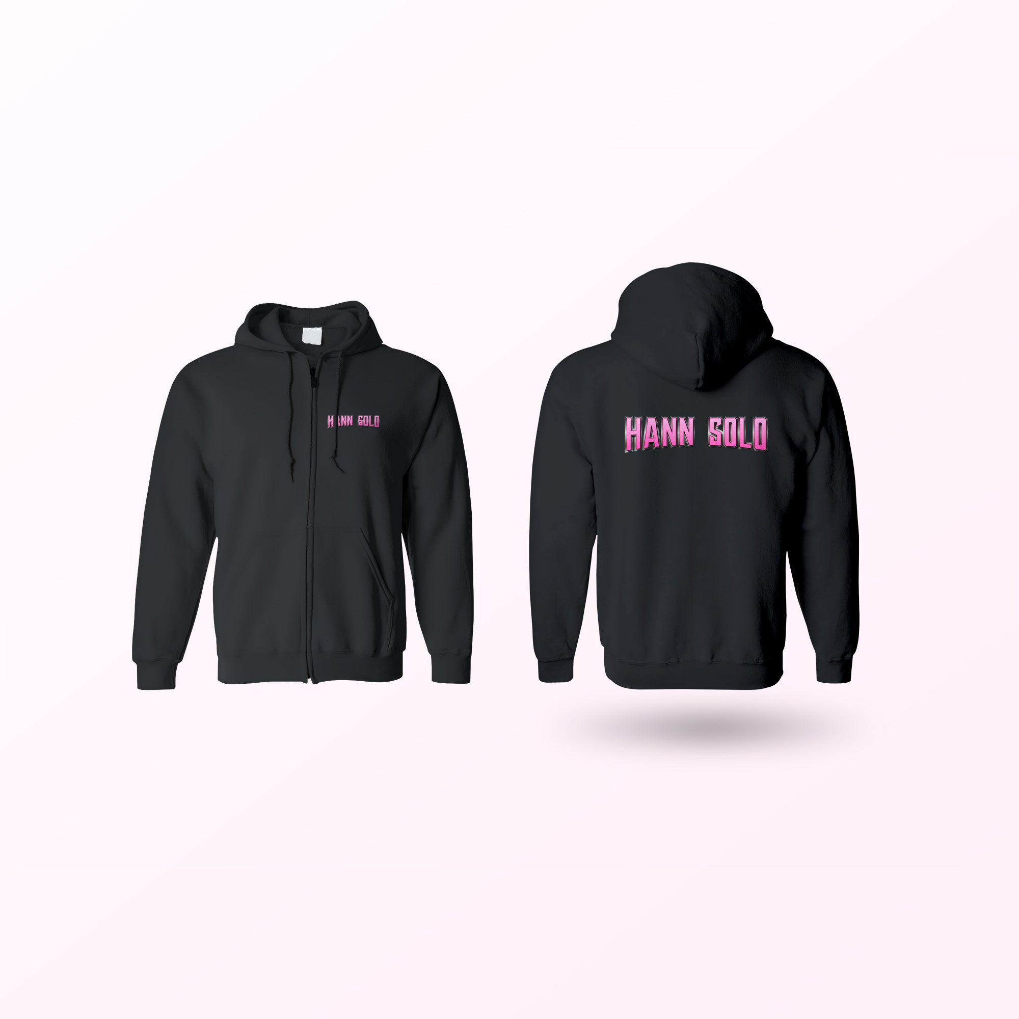 Hann Solo - Logo Zip Up Hoodie
