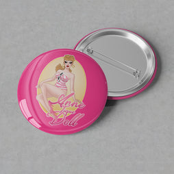 Anne Tique Doll - Logo Button