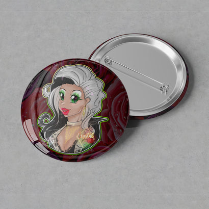 Crystal Rose - Logo Button