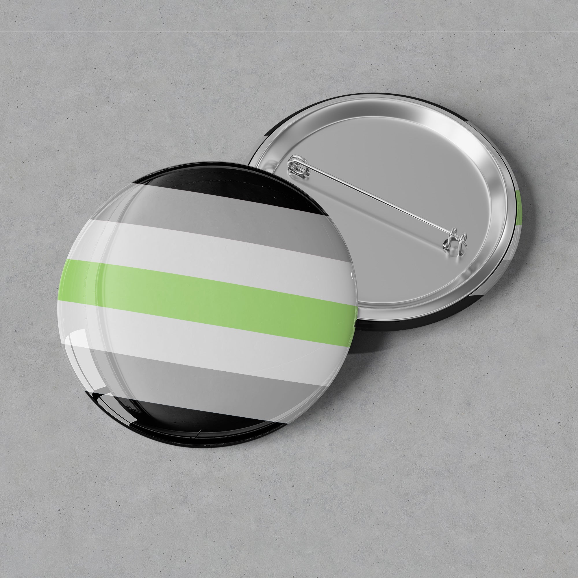 Pride - Agender Flag - Button