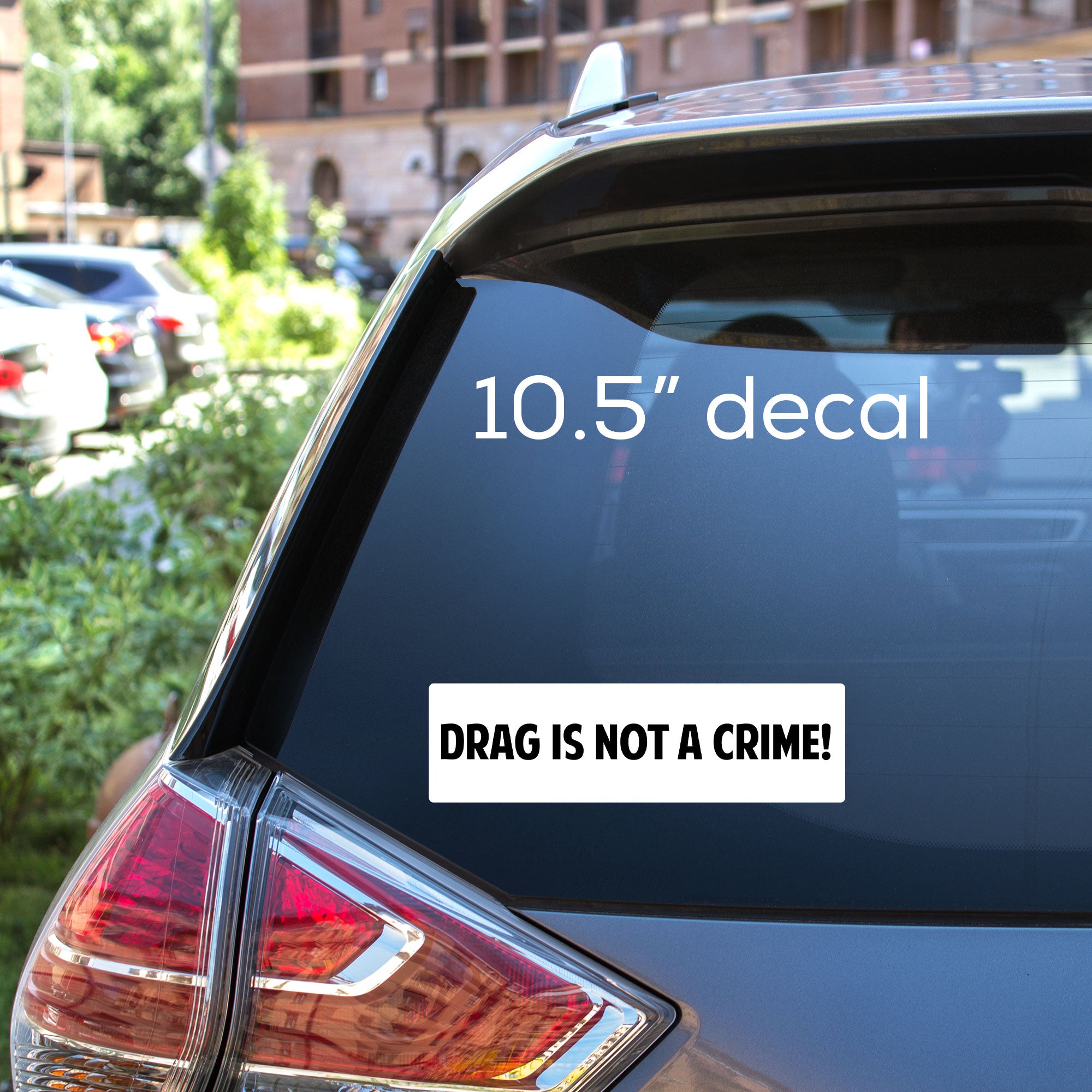 Generic - Drag is Not a Crime - Bumper Sticker