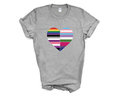 Pride - Heart Flag - Shirt