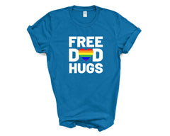 Pride - Free Dad Hugs Heart - Shirt