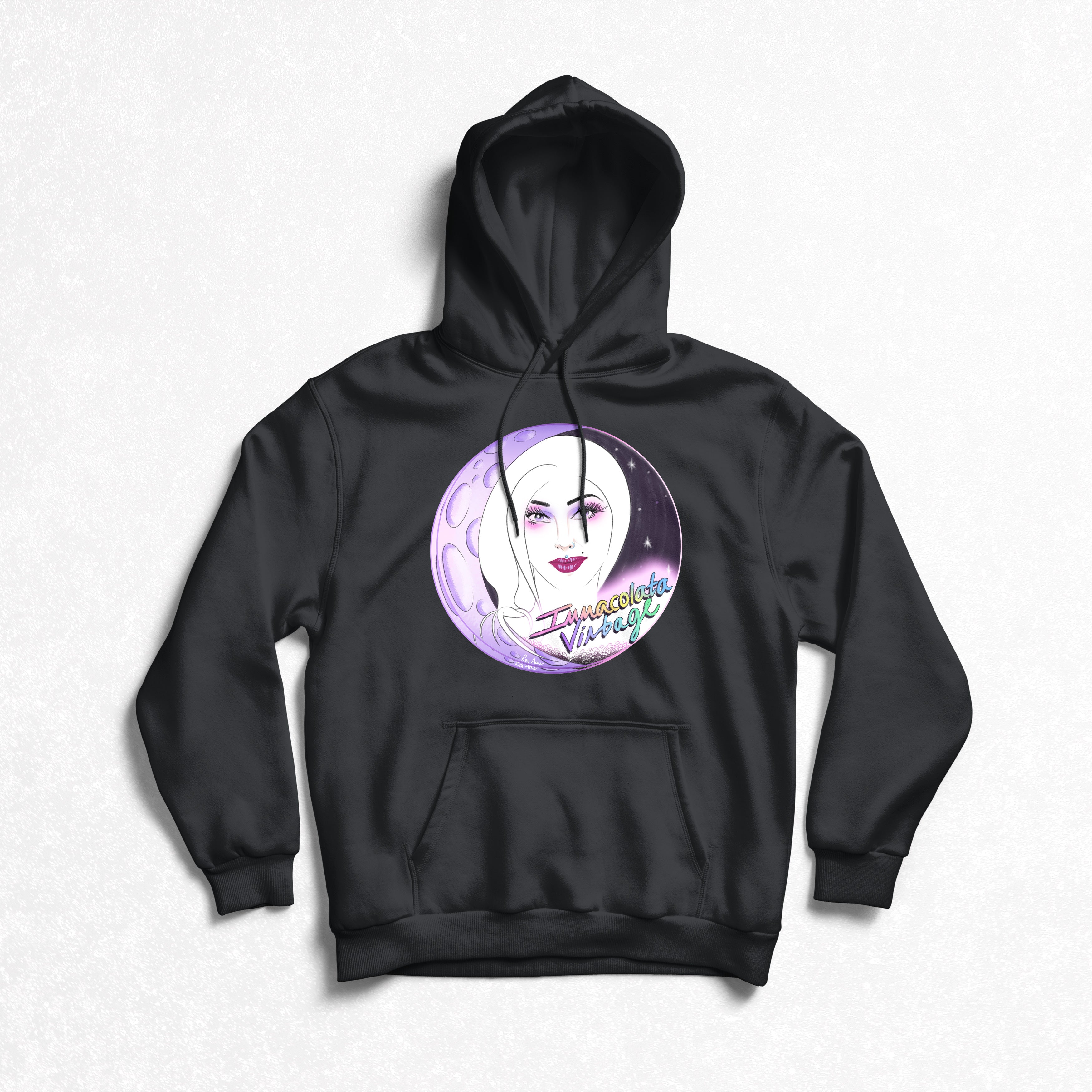 Immacolata Vintage - Moon Pullover Hoodie