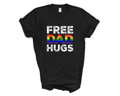 Pride - Free Dad Hugs Rainbow - Shirt