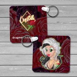 Crystal Rose - Keychain