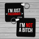 Lita Von Sleaze - Not A Bitch Keychain