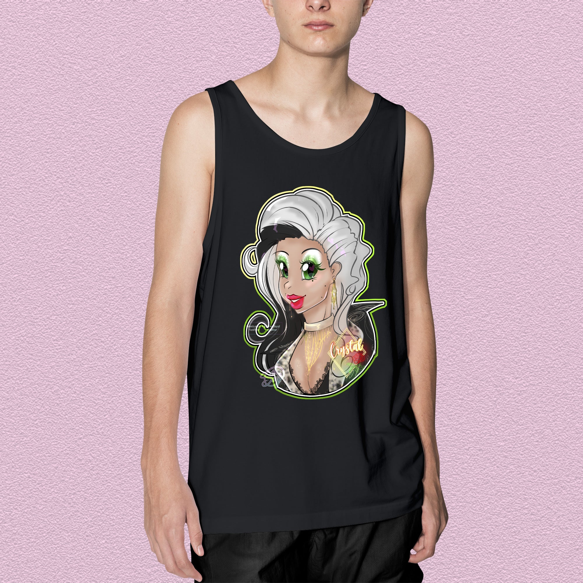 Crystal Rose - Logo Tank