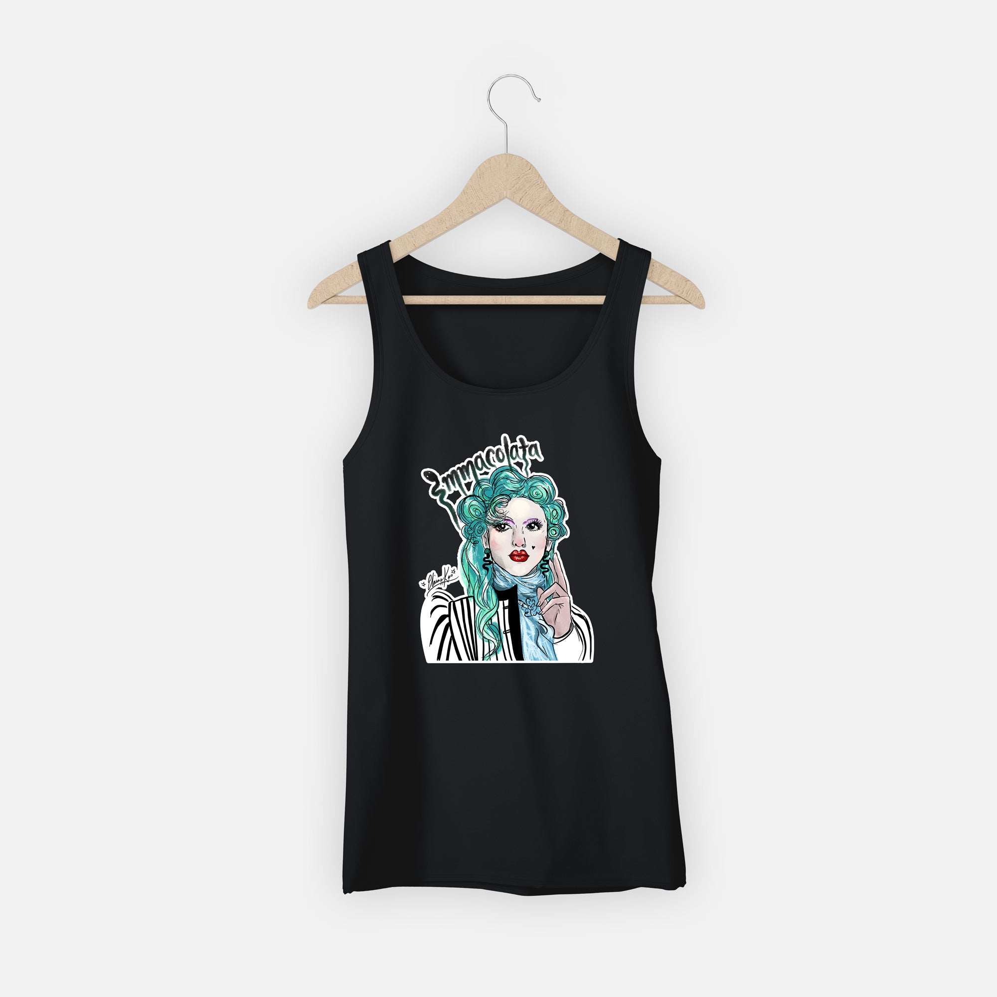 Immacolata Vintage - Teal Logo Tank Top