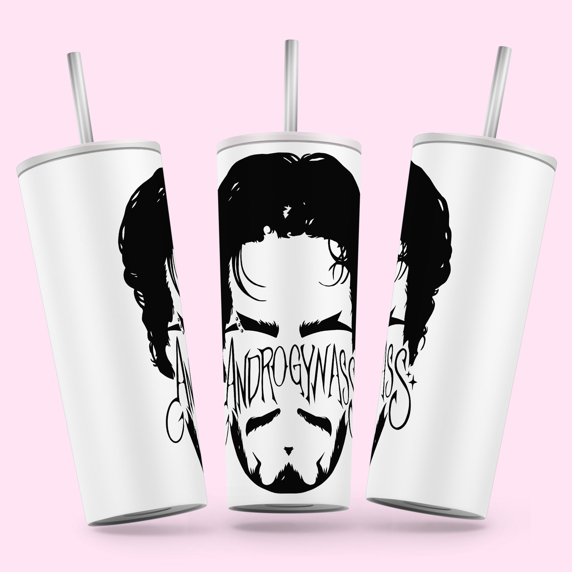 AndrogynAss - Mugged Skinny Tumbler